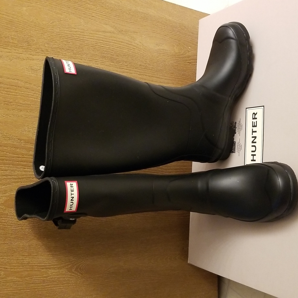 Hunter tall rain boots